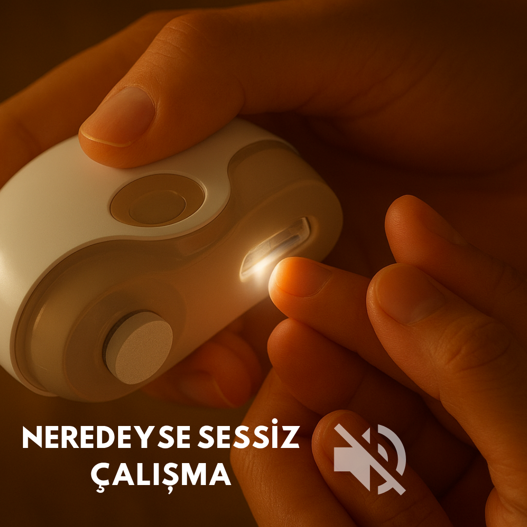 2’si 1 Arada Otomatik Elektrikli Tırnak Kesme ve Törpüleme Cihazı